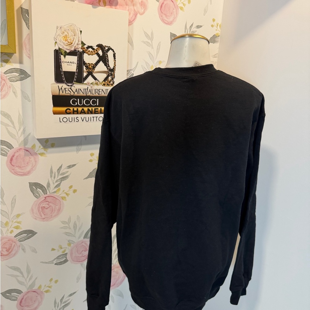 Gildan Black Heavy Blend Sweatshirt - Picture 3 of 4